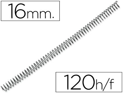 CAJA 100 ESPIRAL METALICO 56 4:1 16MM NEGRO | 5705831044180 | Librería Castillón - Comprar libros online Aragón, Barbastro