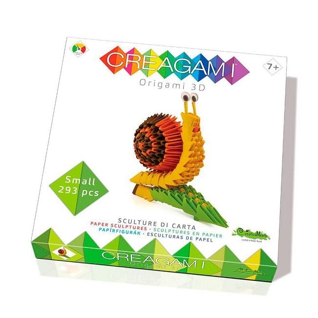 OXFORD & CREAGAMI ORIGAMI 3D CARACOL PEQUEÑO +7 AÑOS | 8032591787161 | Librería Castillón - Comprar libros online Aragón, Barbastro