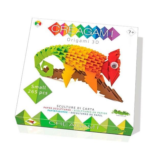 OXFORD & CREAGAMI ORIGAMI 3D CAMALEON PEQUEÑO +7 AÑOS | 8032591787178 | Librería Castillón - Comprar libros online Aragón, Barbastro