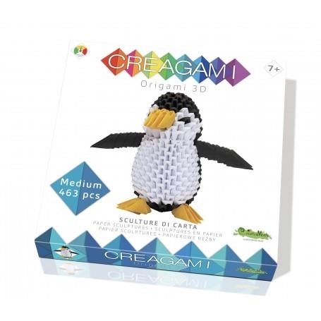 OXFORD & CREAGAMI ORIGAMI 3D PINGUINO MEDIANO +7 AÑOS | 8032591788212 | Librería Castillón - Comprar libros online Aragón, Barbastro