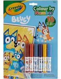 LIBRO COLOREA CON NUMEROS BLUEY + 5 ROTULADORES | 071662127763 | Librería Castillón - Comprar libros online Aragón, Barbastro