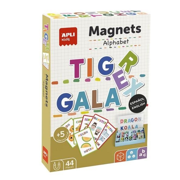 JUEGO MAGNETICO ALFABETO - MAGNET ALPHABET ESPAÑOL/INGLES | 8410782194439 | Librería Castillón - Comprar libros online Aragón, Barbastro