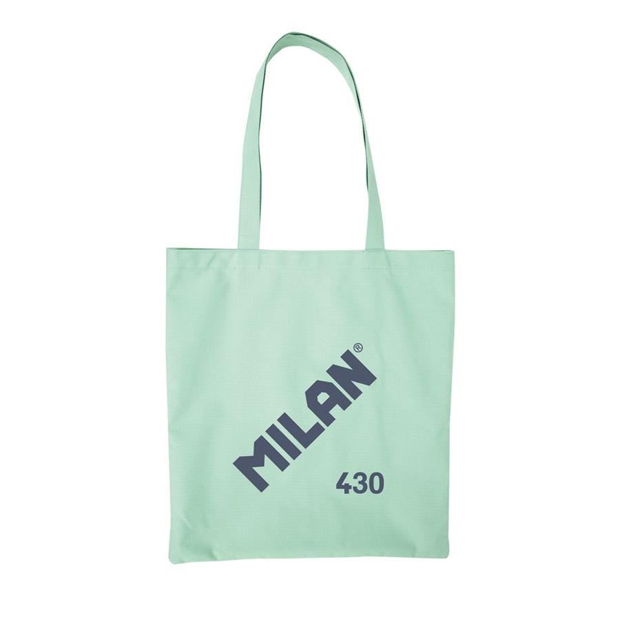 BOLSA TOTE BAG MILAN SINCE 1918 VERDE | 8411574101628 | Librería Castillón - Comprar libros online Aragón, Barbastro