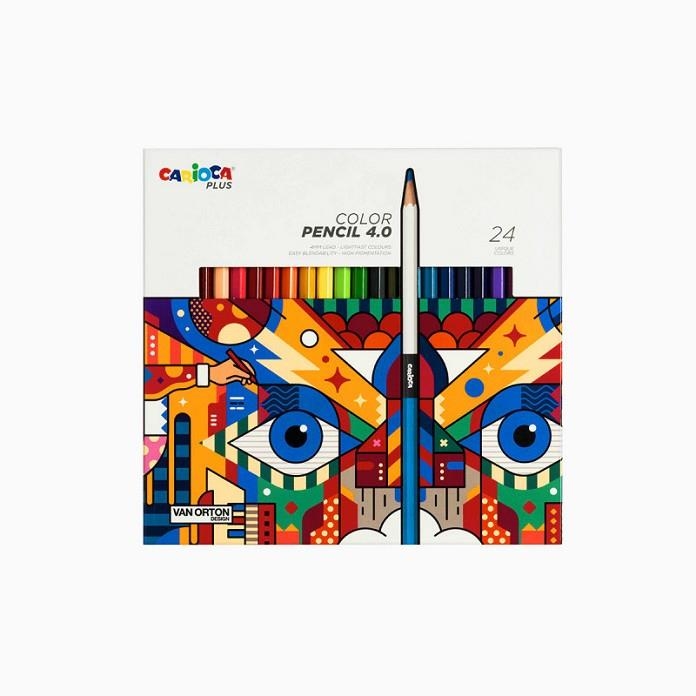 LAPICES DE COLORES CARIOCA PLUS COLOR PENCIL 4.0 24 COLORES | 8003511452032 | Librería Castillón - Comprar libros online Aragón, Barbastro