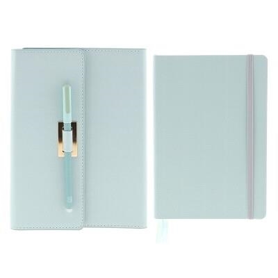 FUNDA LIBRETA TAMAÑO A5 LISO + BOLÍGRAFO + LIBRETA A5 LISO COLOR MINT STPK2435MT | 8435458063390 | Librería Castillón - Comprar libros online Aragón, Barbastro