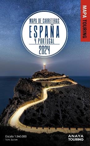 Mapa de Carreteras de España y Portugal 1:340.000, 2024 | 9788491587149 | Anaya Touring | Librería Castillón - Comprar libros online Aragón, Barbastro