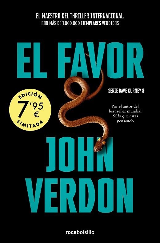 El favor (Serie David Gurney 8) | 9788419498175 | John Verdon | Librería Castillón - Comprar libros online Aragón, Barbastro