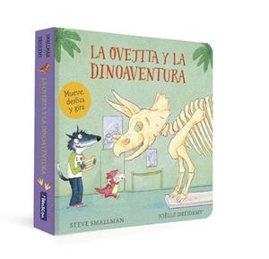 La ovejita y la dinoaventura (La ovejita que vino a cenar. Libro de cartón) | 9788448866976 | Steve Smallman | Librería Castillón - Comprar libros online Aragón, Barbastro