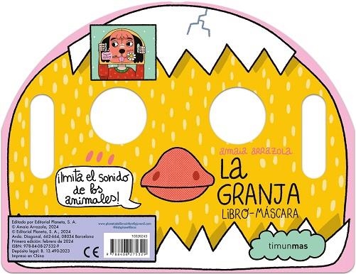 La granja. Libro-máscara | 9788408275329 | Arrazola, Amaia | Librería Castillón - Comprar libros online Aragón, Barbastro