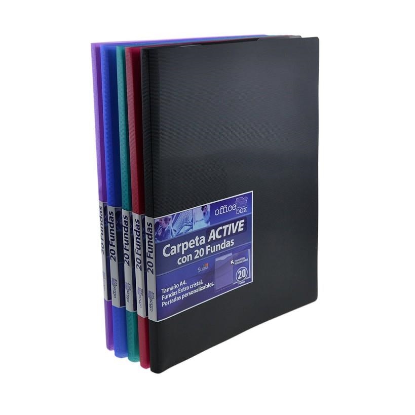 CARPETA 20 FUNDAS A4 OFFICE BOX SUPRA COLORES SURTIDOS | 8435258192153 | Librería Castillón - Comprar libros online Aragón, Barbastro