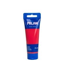 PINTURA ACRÍLICA MILAN 75 ml CARMIN 101731 | 8411574104131 | Librería Castillón - Comprar libros online Aragón, Barbastro