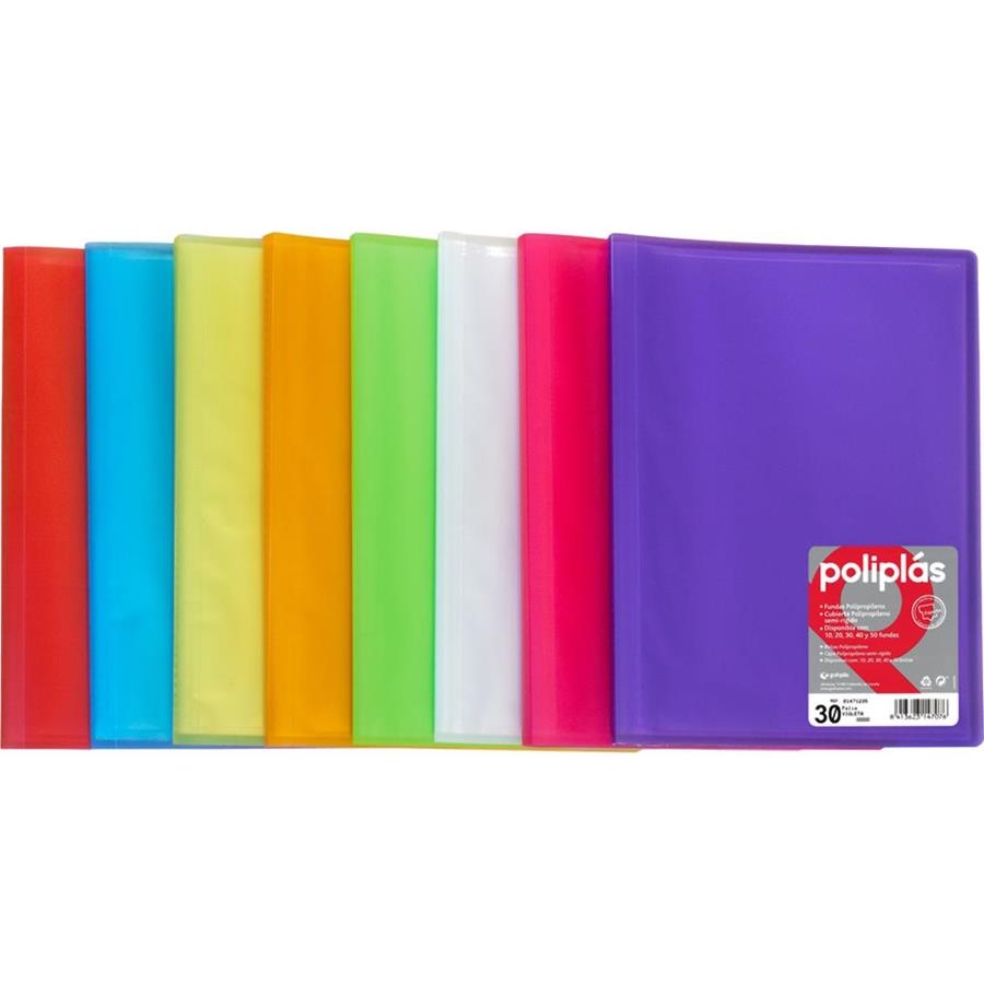 CARPETA FUNDAS 30 F GRAFOPLAS POLIPLAS TRASLUCIDO VERDE MENTA PASTEL SF | 8413623156351 | Librería Castillón - Comprar libros online Aragón, Barbastro