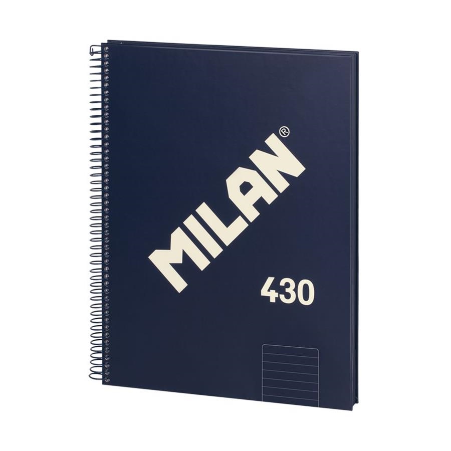 CUADERNO MILAN SERIE 1918 ESPIRAL A4 80H 1 LINEA AZUL | 8411574106234 | Librería Castillón - Comprar libros online Aragón, Barbastro