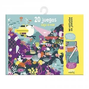 Mi estuche de juegos. 20 juegos bajo el mar | 9782733880074 | Loulou & Tummie | Librería Castillón - Comprar libros online Aragón, Barbastro