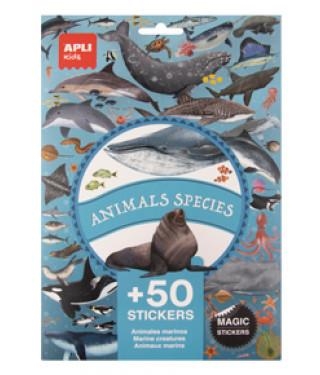 PEGATINAS ANIMALES ESPECIES MARINOS 5 HOJAS | 8410782194286 | Librería Castillón - Comprar libros online Aragón, Barbastro