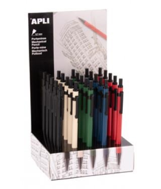 PORTAMINAS APLI 0.7MM METALICO HEXAGONAL | 8410782196174 | Librería Castillón - Comprar libros online Aragón, Barbastro