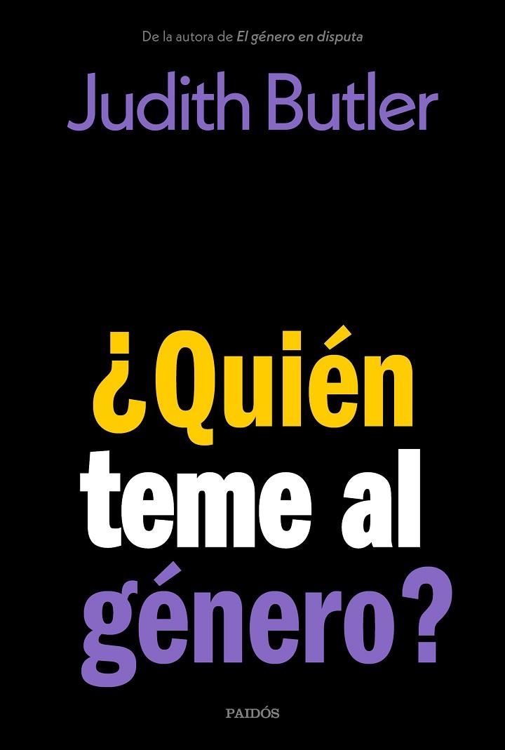 ¿Quién teme al género? | 9788449342387 | Butler, Judith | Librería Castillón - Comprar libros online Aragón, Barbastro