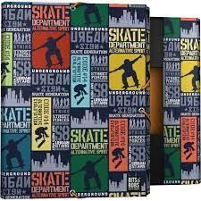 CARPETA 3 SOLAPAS FORRADA B&B SKATE | 8413623252947 | Librería Castillón - Comprar libros online Aragón, Barbastro