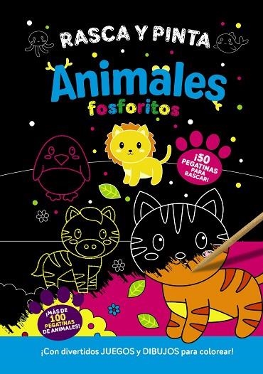 Rasca y pinta animales fosforitos | 9788469641408 | Varios Autores | Librería Castillón - Comprar libros online Aragón, Barbastro