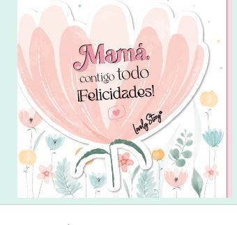 TARJETA DE FELICITACIÓN MAMÁ CONTIGO TODO FELICIDADES | 8435458080502 | Librería Castillón - Comprar libros online Aragón, Barbastro