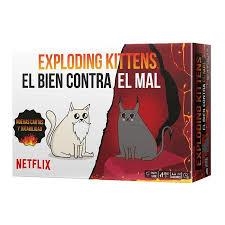 JUEGO DE MESA EXPLODING KITTENS EL BIEN CONTRA EL MAL | 810083044699 | Librería Castillón - Comprar libros online Aragón, Barbastro