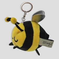 LLAVERO DE PELUCHE ABEJA - MR WONDERFUL | 8445641041166 | Librería Castillón - Comprar libros online Aragón, Barbastro