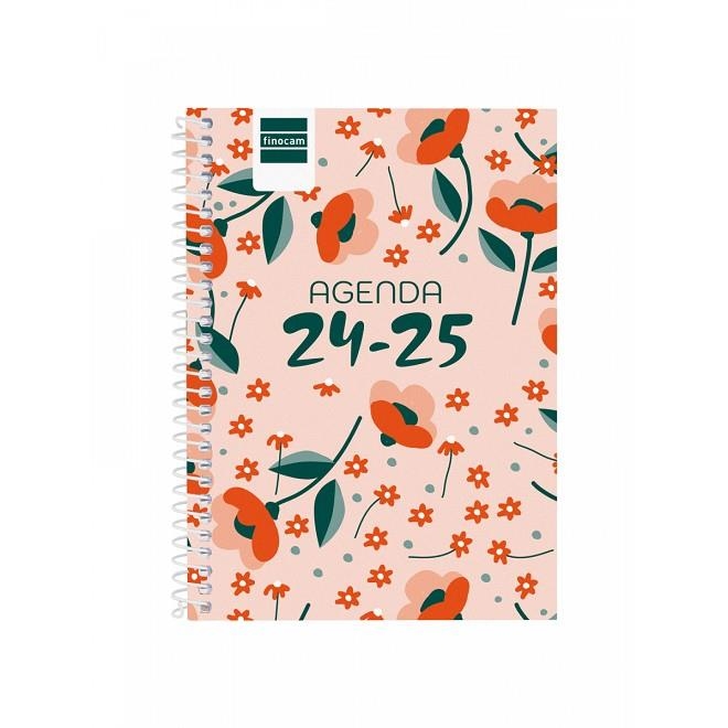 AGENDA CURSO FINOCAM 2024/25 SEMANA VISTA HORIZONTAL COOL 1/4 FLORAL | 8422952377061 | Librería Castillón - Comprar libros online Aragón, Barbastro