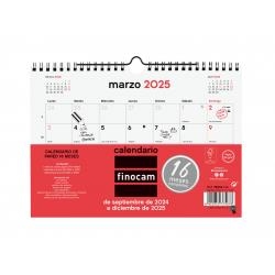 CALENDARIO DE PARED FINOCAM S 16 MESES 2024/25 | 8422952375678 | Librería Castillón - Comprar libros online Aragón, Barbastro