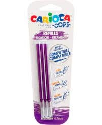 CARIOCA OOPS BLISTER 3 RECAMBIOS PARA BOLIGRAFO BORRABLE VIOLETA MEDIUM 0.7MM | 8003511490416 | Librería Castillón - Comprar libros online Aragón, Barbastro