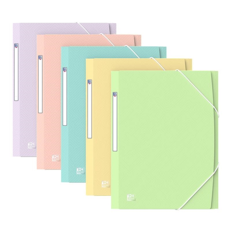 CARPETA GOMAS OXFORD URBAN A4+ SOLAPAS PLASTICO PASTEL COLORES SURTIDOS | 3045050471964 | Librería Castillón - Comprar libros online Aragón, Barbastro