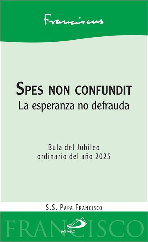 Spes non confundit : La esperanza no defrauda | 9788428571630 | Francisco, Papa | Librería Castillón - Comprar libros online Aragón, Barbastro