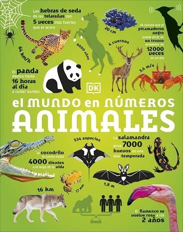 El mundo en números. Animales | 9780241702994 | DK | Librería Castillón - Comprar libros online Aragón, Barbastro