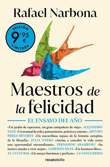 Maestros de la felicidad (Campaña de verano edición limitada) | 9788410197060 | Rafael Narbona | Librería Castillón - Comprar libros online Aragón, Barbastro