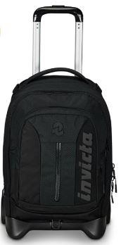 Mochila con ruedas Invicta Zaino Trolley Plug Led Jet Black | 8055714193762 | Librería Castillón - Comprar libros online Aragón, Barbastro