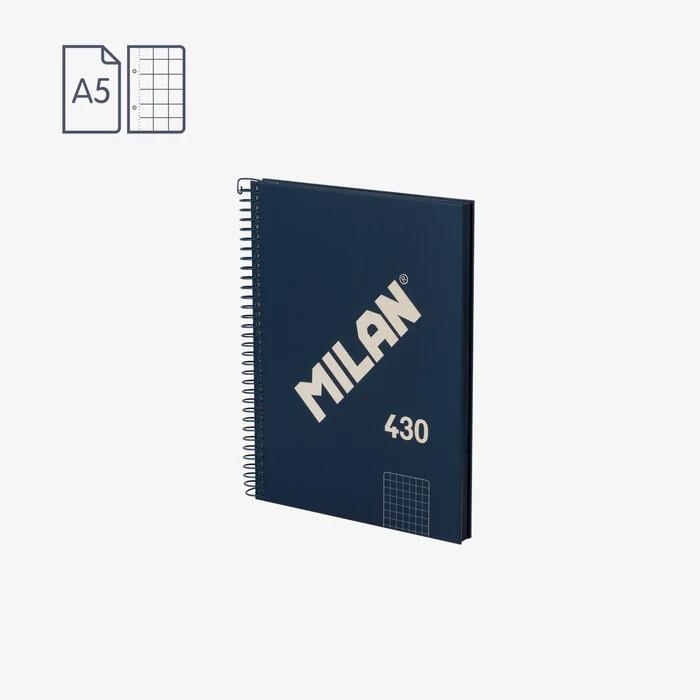 CUADERNO MILAN SERIE 1918 ESPIRAL A5 80H CUADRICULA AZUL | 8411574107484 | Librería Castillón - Comprar libros online Aragón, Barbastro