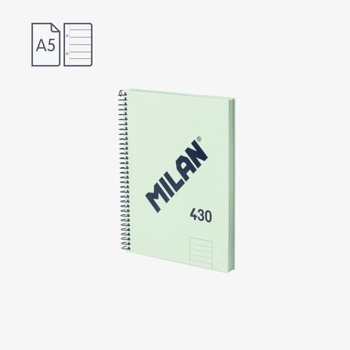 CUADERNO MILAN SERIE 1918 ESPIRAL A5 80H LINEAS VERDE | 8411574108986 | Librería Castillón - Comprar libros online Aragón, Barbastro