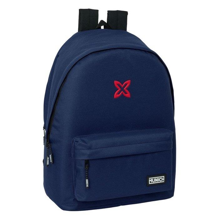 MOCHILA DOBLE PARA PORTATIL 15.6" USB MUNICH AZUL | 8412688563722 | Librería Castillón - Comprar libros online Aragón, Barbastro