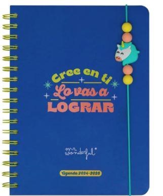 AGENDA WONDER 2024/25 SEMANA VISTA - CREE EN TI LO VAS A LOGRAR - MR WONDERFUL | 8445641045089 | Librería Castillón - Comprar libros online Aragón, Barbastro