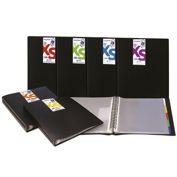 CARPETA FUNDAS IN&OUT PP OPACO RÍGIDO A4 30 FUNDAS NEGRO XS GRAFOPLÁS | 8413623945016 | Librería Castillón - Comprar libros online Aragón, Barbastro