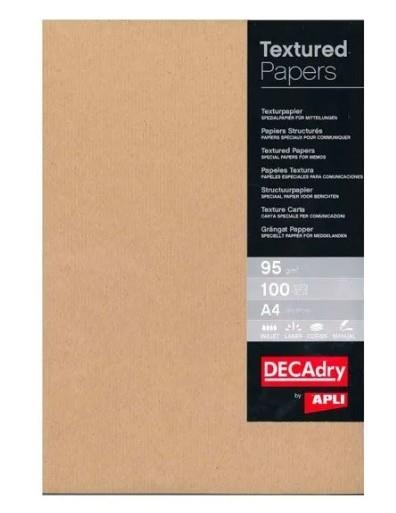 PAPEL A4 95GR 100 HOJAS TEXTURA KRAFT | 5413493162530 | Librería Castillón - Comprar libros online Aragón, Barbastro