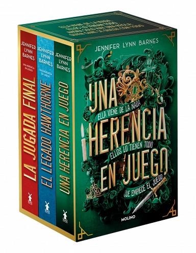 Una herencia en juego (estuche con: Una herencia en juego | El legado Hawthorne | 9788427246058 | Barnes, Jennifer Lynn | Librería Castillón - Comprar libros online Aragón, Barbastro