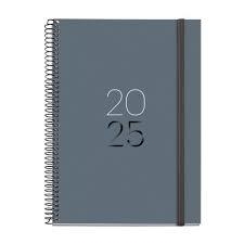 AGENDA MIQUELRIUS 2025 ESPIRAL PLUS A5 1 DÍA PÁGINA CALM GRAFITO | 8422593341643 | Librería Castillón - Comprar libros online Aragón, Barbastro