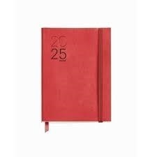 AGENDA MIQUELRIUS 2025 LUXOR FLEX 124x168 mm  1 DÍA PÁGINA ROJA | 8422593330616 | Librería Castillón - Comprar libros online Aragón, Barbastro