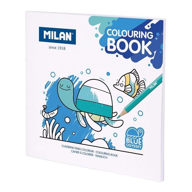 CUADERNO PARA COLOREAR MILAN BLUE ODYSSEY | 8411574109310 | Librería Castillón - Comprar libros online Aragón, Barbastro