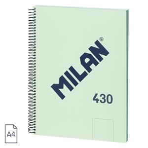 CUADERNO MILAN SERIE 1918 ESPIRAL A4 80H LISO VERDE | 8411574110255 | Librería Castillón - Comprar libros online Aragón, Barbastro