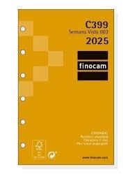 C399  RECAMBIO ANUAL FINOCAM SEMANA VISTA 609 201260025 | 8422952376644 | Librería Castillón - Comprar libros online Aragón, Barbastro