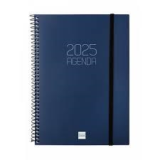 AGENDA 2025 OPAQUE E10 SEMANA VISTA VERTICAL AZUL 742771025 | 8422952386445 | VICTOR J HERNANDEZ | Librería Castillón - Comprar libros online Aragón, Barbastro