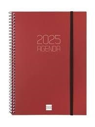 AGENDA 2025 OPAQUE E10 SEMANA VISTA VERTICAL BURDEOS 742777425 | 8422952386421 | VICTOR J HERNANDEZ | Librería Castillón - Comprar libros online Aragón, Barbastro