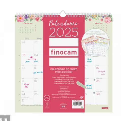 CALENDARIO PARED P/ESCRIBIR DESIGN ESC 300mmx300mm 787530125 | 8422952381501 | Librería Castillón - Comprar libros online Aragón, Barbastro