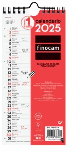 CALENDARIO 2025 PARED P/ESCRIBIR LARGO S FINOCAM 210mmx150mm 782060025 | 8422952383635 | Librería Castillón - Comprar libros online Aragón, Barbastro